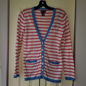 Ralph Laurel Stripped Cardigan